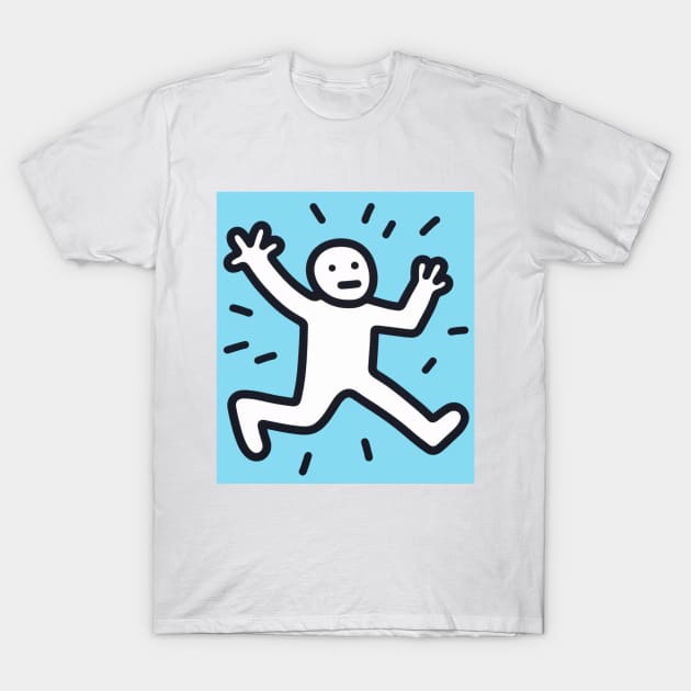 Funny Keith Haring, Human surprise T-Shirt by Art ucef